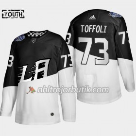 Barn Ishockey Los Angeles Kings tröja Tyler Toffoli 73 Adidas 2020 Stadium Series Authentic